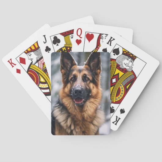 Gepersonaliseerde foto van uw huisdier pokerkaarten (Achterkant)