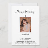 Gepersonaliseerde foto Verjaardag Kaart (Voorkant)