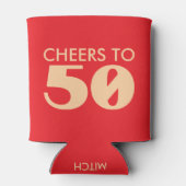 Gepersonaliseerde foto Verjaardag Koelbox Blikjeskoeler (Achterkant)