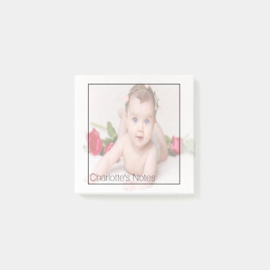 Gepersonaliseerde foto vervaagd post-it® notes (Voorkant)