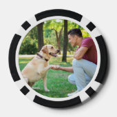 Gepersonaliseerde foto voor & achter creëer uw eig poker chips (Achterkant)