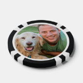 Gepersonaliseerde foto voor & achter creëer uw eig poker chips (Enkel)