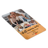 Gepersonaliseerde foto voor beste moeder ooit Moed Magneet (Rechterzijde)