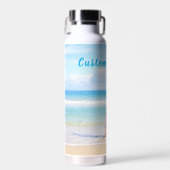 Gepersonaliseerde Foto Waterfles Aangepaste Tekst (Voorkant)
