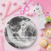 Gepersonaliseerde Foto Wedding Party Paper Bord (Feest)