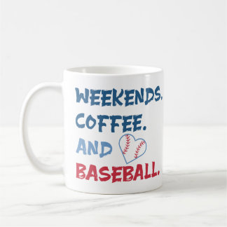 Gepersonaliseerde Foto Weekends, Koffie & Honkbal  Koffiemok