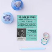 Gepersonaliseerde foto, wetenschapscursus omkeren flyer (Enkel)