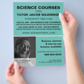 Gepersonaliseerde foto, wetenschapscursus omkeren flyer (Hand)