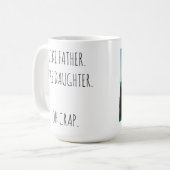 Gepersonaliseerde foto zoals vader als dochter, zo koffiemok (Voorkant links)