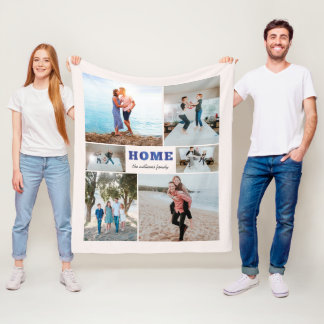 Gepersonaliseerde fotobanket voor speldenhuis fleece deken