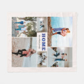 Gepersonaliseerde fotobanket voor speldenhuis fleece deken (Voorkant (Horizontaal))