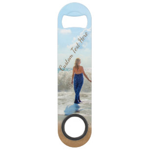 Gepersonaliseerde Fotobar Sleutel met Aangepaste T Speed Flessenopener
