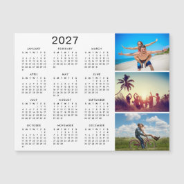 Gepersonaliseerde Fotocollage 2025 Kalender Magnee