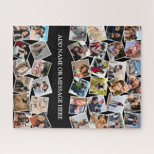 Gepersonaliseerde fotocollage 36 Afbeelding Legpuzzel (Horizontaal)