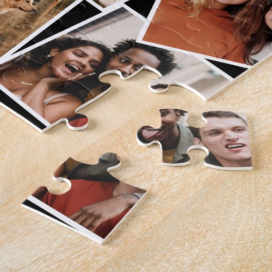 Gepersonaliseerde fotocollage 36 Afbeelding Legpuzzel (Zijkant)