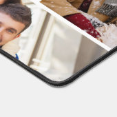 Gepersonaliseerde fotocollage en tekst bureaumat (Hoek)