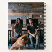 Gepersonaliseerde fotocollage familie notitieboek (Achterkant)