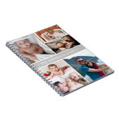 Gepersonaliseerde fotocollage familie notitieboek (Rechterzijde)