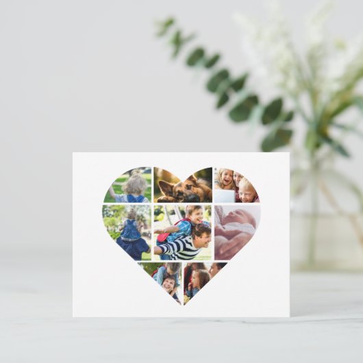 Gepersonaliseerde fotocollage Kaarten voor elke ge (Staand voorkant)