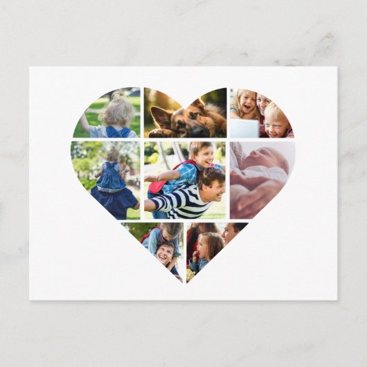 Gepersonaliseerde fotocollage Kaarten voor elke ge (Voorkant)