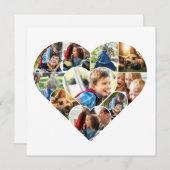 Gepersonaliseerde fotocollage Kaarten voor elke ge (Voorkant / Achterkant)