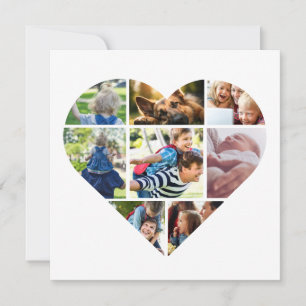 Gepersonaliseerde fotocollage Kaarten voor elke ge