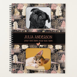 Gepersonaliseerde Fotocollage Moderne Kerstmis Planner