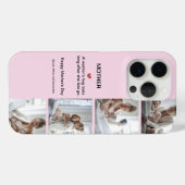 Gepersonaliseerde fotocollage | Moederdag Gift - Case-Mate iPhone Case (Achterkant (horizontaal))