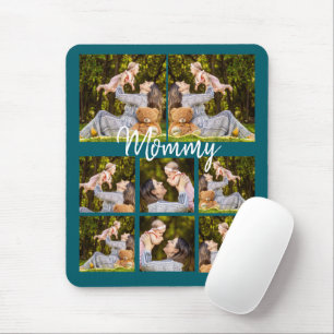 Gepersonaliseerde Fotocollage Mousepad – Custom Gi Muismat