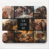 Gepersonaliseerde fotocollage muismat (Voorkant)