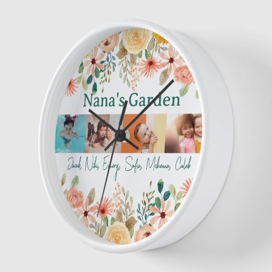 Gepersonaliseerde fotocollage Nana oma's tuin (Hoek)