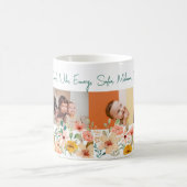 Gepersonaliseerde fotocollage Nana oma's tuin Koffiemok (Center)