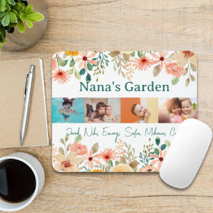 Gepersonaliseerde fotocollage Nana oma's tuin Muismat