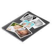 Gepersonaliseerde fotocollage  notitieboek (Linkerzijde)