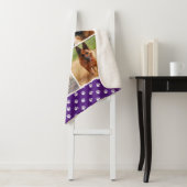 Gepersonaliseerde Fotocollage Pet Hondennaam Sherpa Deken (In situ)