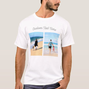 Gepersonaliseerde Fotocollage T-shirt en aangepast