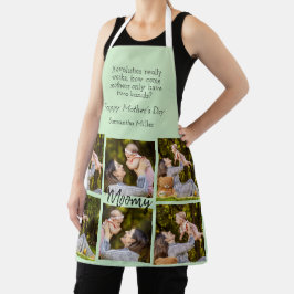 Gepersonaliseerde fotocollage | Tekst - Keuken Sch Schort