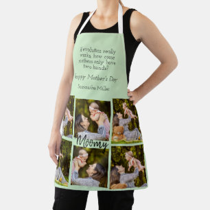 Gepersonaliseerde fotocollage   Tekst - Keuken Sch Schort