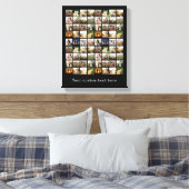 Gepersonaliseerde fotocollage van 72 canvas afdruk (Insitu (Slaapkamer))