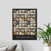 Gepersonaliseerde fotocollage van 72 canvas afdruk