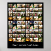 Gepersonaliseerde fotocollage van 72 poster (Voorkant)