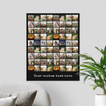 Gepersonaliseerde fotocollage van 72 poster<br><div class="desc">Creëer Uw eigen gepersonaliseerde 72 foto collage Poster</div>