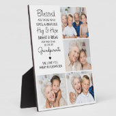 Gepersonaliseerde fotocollage voor de naaste groot fotoplaat (Zijkant)