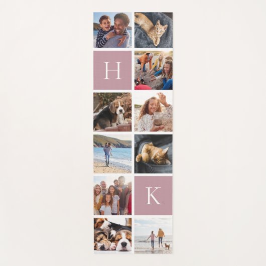 Gepersonaliseerde fotocollage voor het gezin | Mau Yogamat (Voorkant)