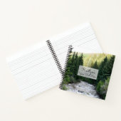 Gepersonaliseerde fotografie met één fotoscript notitieboek (Binnen)