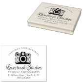 Gepersonaliseerde Fotografie Zakelijke Logo Camera Rubberstempel (Gestempeld)