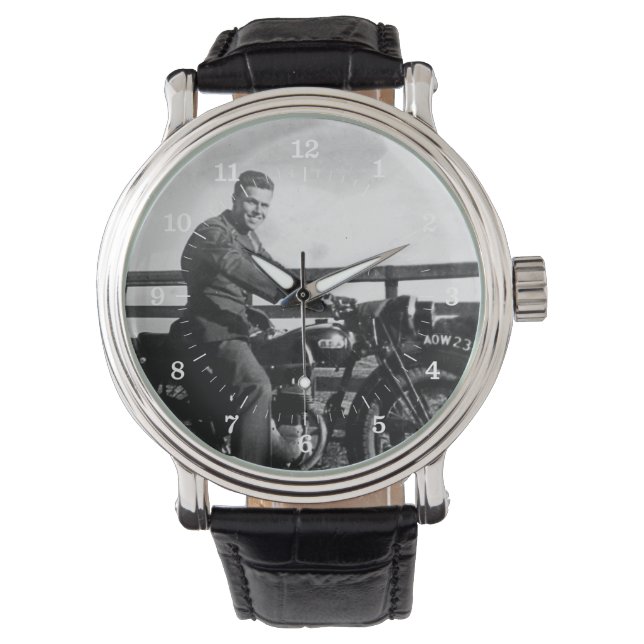 Gepersonaliseerde fotohorloges horloge (Voorkant)