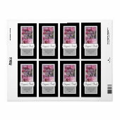 Gepersonaliseerde fotokaars of blikpot label (Full Sheet)