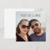 Gepersonaliseerde fotokaart creëer uw eigen met te kaart (Voorkant / Achterkant)