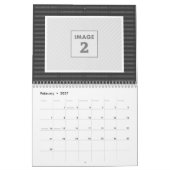 Gepersonaliseerde fotokalender 2024 Aangepaste ach Kalender (Feb 2027)